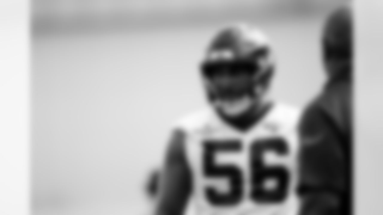 Jacksonville, Fla. — Jaguars linebacker Yasir Abdullah (56) during mandatory minicamp at the Miller Electric Center on June 10, 2025.