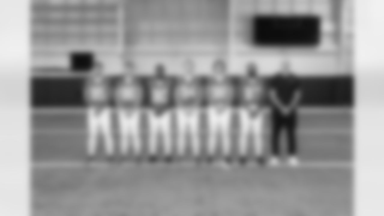 This is a 2025 photo of the Jacksonville Jaguars NFL football team. This image reflects the Jacksonville Jaguars active roster as of Monday, October 27, 2025 when this image was taken.

(Left to Right): Brenton Strange, Johnny Mundt, Quintin Morris, Hunter Long, Patrick Herbert, Jordan Akins, Richard Angulo