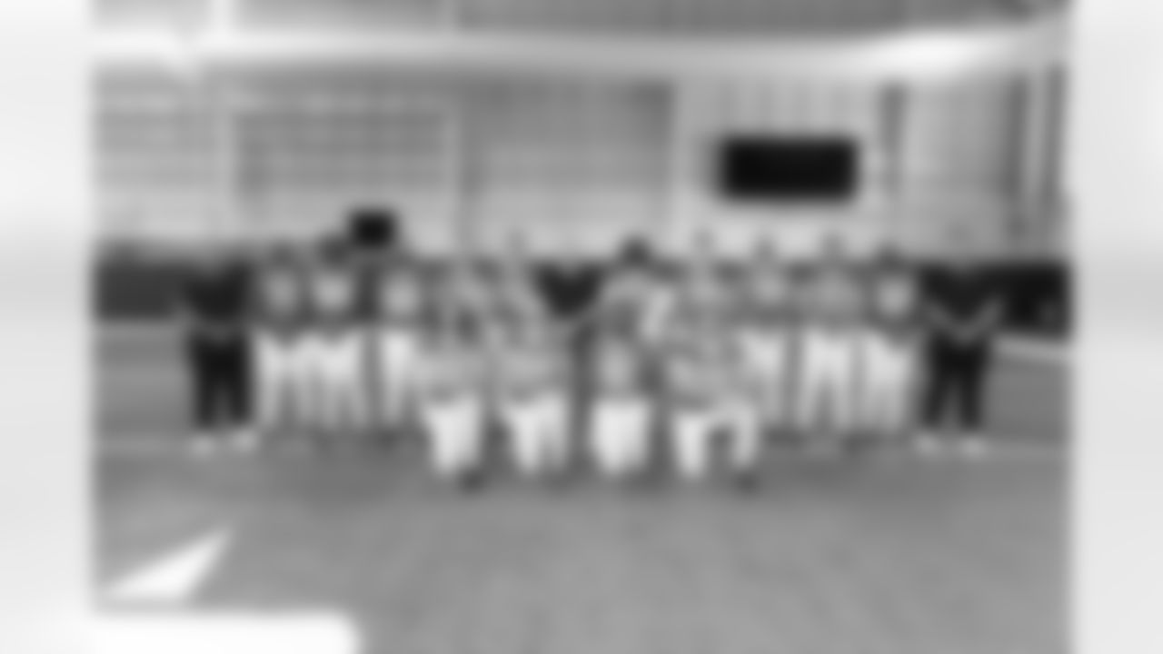 This is a 2025 photo of the Jacksonville Jaguars NFL football team. This image reflects the Jacksonville Jaguars active roster as of Monday, October 27, 2025 when this image was taken.

(Left to Right): Keli'i Kekuewa, Jerome Carvin, Ricky Lee, Patrick Mekari, Cole Van Lanen, Walker Little, Shaun Sarrett, Anton Harrison, Ezra Cleveland, Kilian Zierer, Robert Hainsey, Chuma Edoga, Trevor Mendelson, Jonah Monheim, Wyatt Milum, Sal Wormley, Cooper Hodges