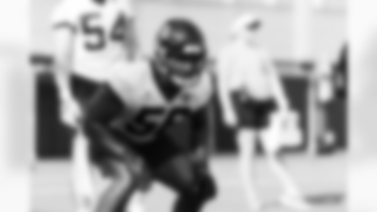 Jacksonville, Fla. — Jaguars linebacker Yasir Abdullah (56) during OTAs at the Miller Electric Center on June 2, 2025.