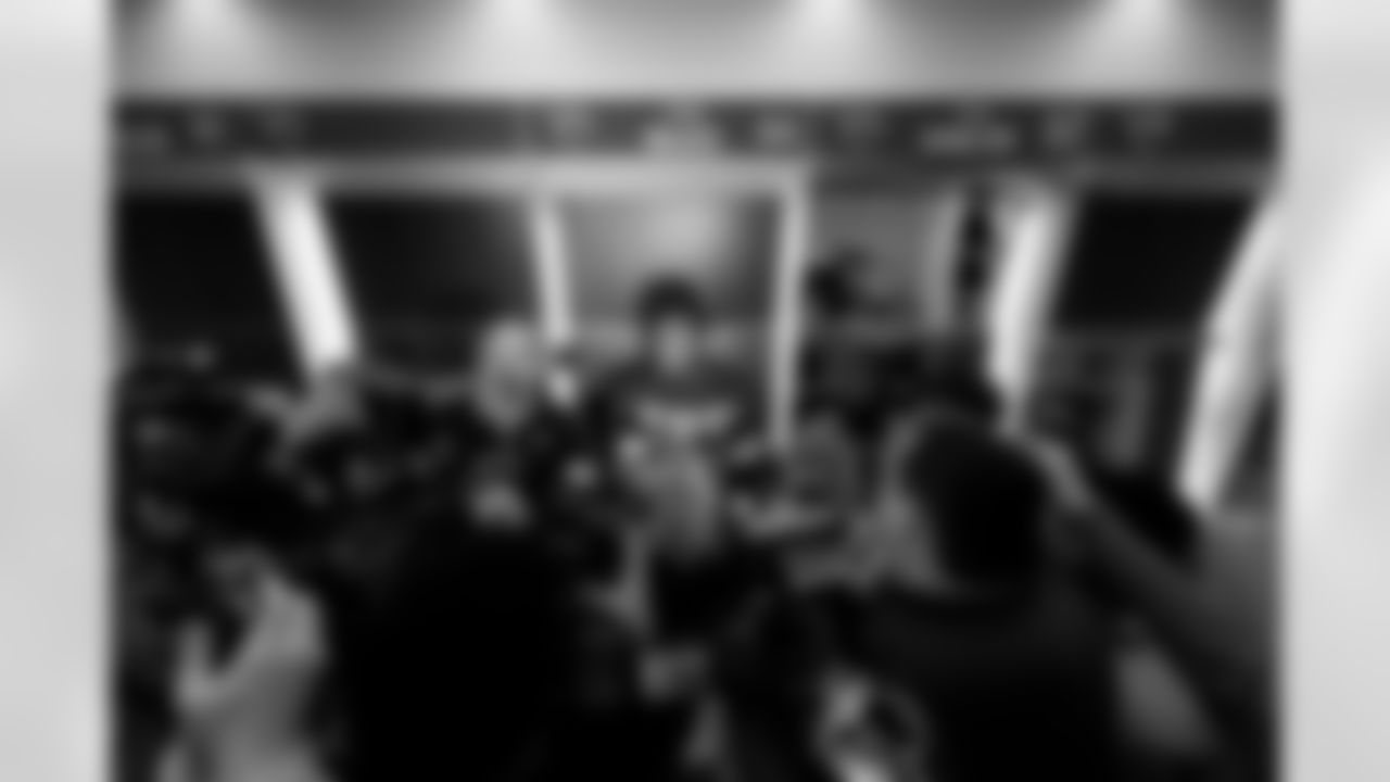 Jacksonville, Fla. — Jaguars defensive end Travon Walker speaks to the media during locker clean out at the Miller Electric Center on January 12, 2026.