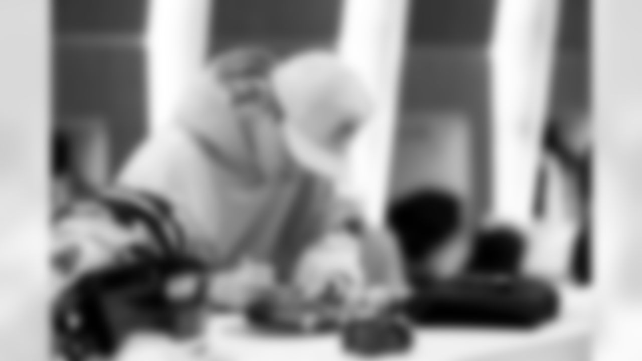 Jacksonville, Fla. — Jaguars kicker Cam Little during locker clean out at the Miller Electric Center on January 12, 2026.