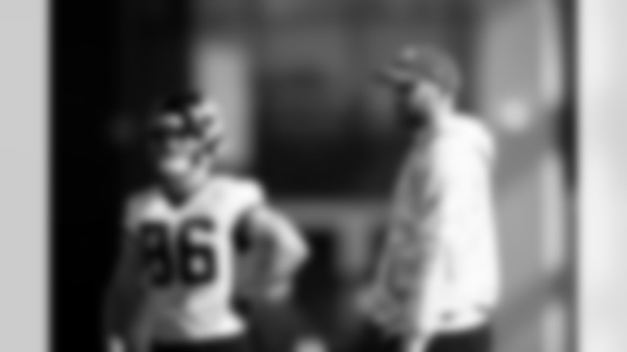 Jacksonville, Fla. — Jaguars offensive coordinator Press Taylor during practice at the Miller Electric Center on December 4, 2024.