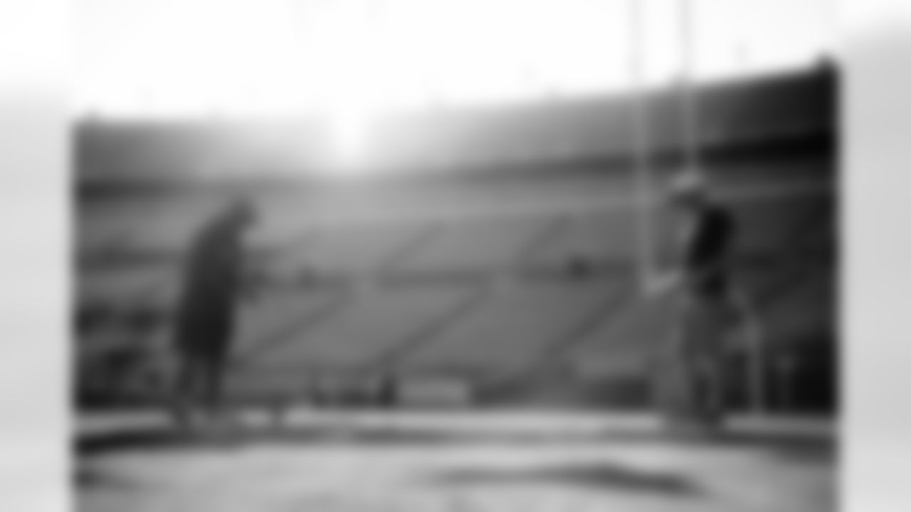 Jacksonville, Fla. — Throwback field painting before Week 3 the 2025 season on September 20, 2025.