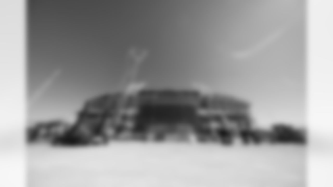 Jacksonville, Fla. — The first steel trusses are installed during the Stadium of the Future construction project on Thursday, February 10, 2026.