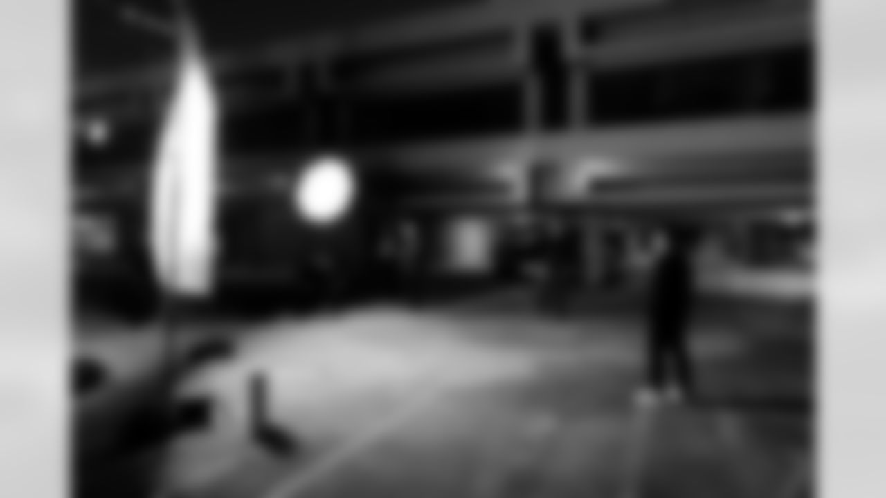 Jacksonville, Fla. — A behind-the-scenes image from the 2025 Playoff hype video production on January 1, 2026.