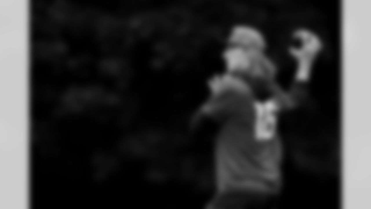 Watford, U.K. — Jaguars quarterback Trevor Lawrence (16) during practice at The Grove on October 15, 2024.