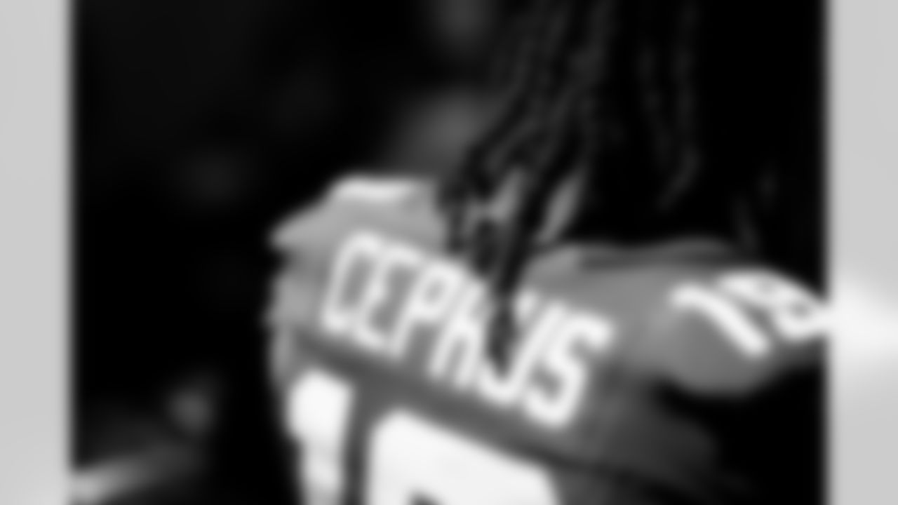 Jacksonville, Fla. — A behind-the-scenes image of wide receiver Joshua Cephus (19) during the Jaguars 2024 Media Day on May 30, 2024.