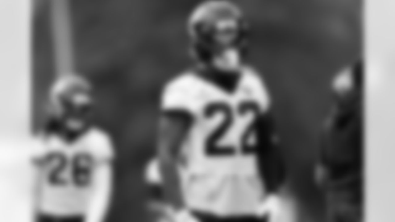 Watford, U.K. — Jaguars cornerback Jarrian Jones (22) during practice at The Grove on October 17, 2025.