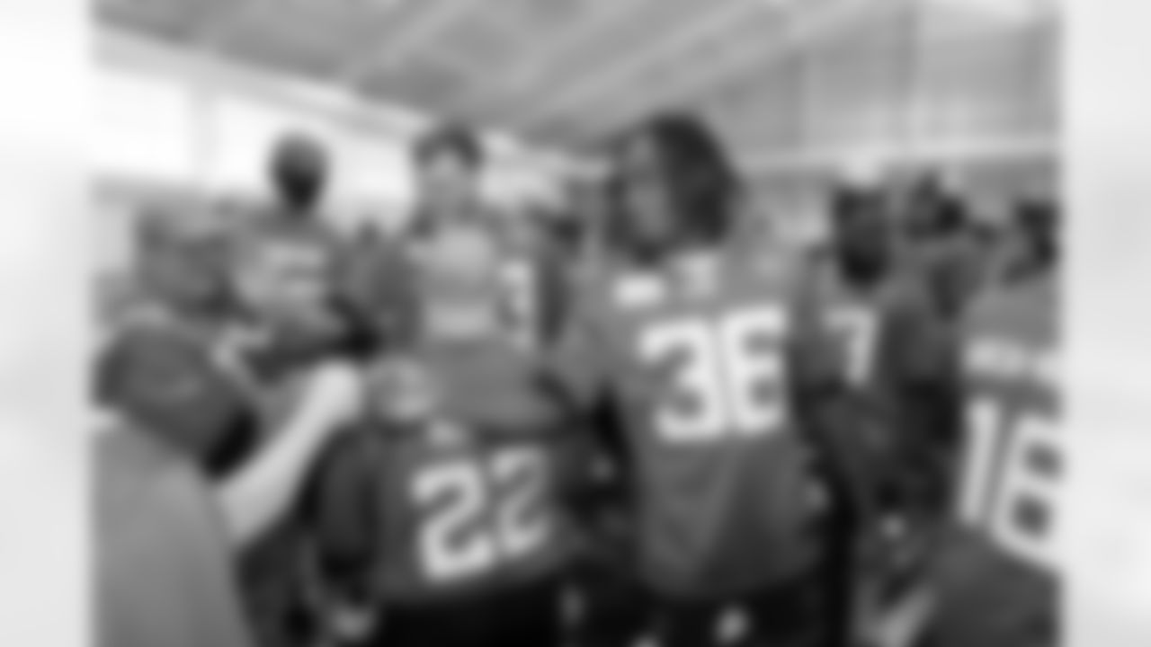 Jacksonville, Fla. — 2025 Special Olympics Fantasy Camp with the Jaguars rookie class at the Miller Electric Center on June 19, 2025.
RB LeQuint Allen Jr. (36)