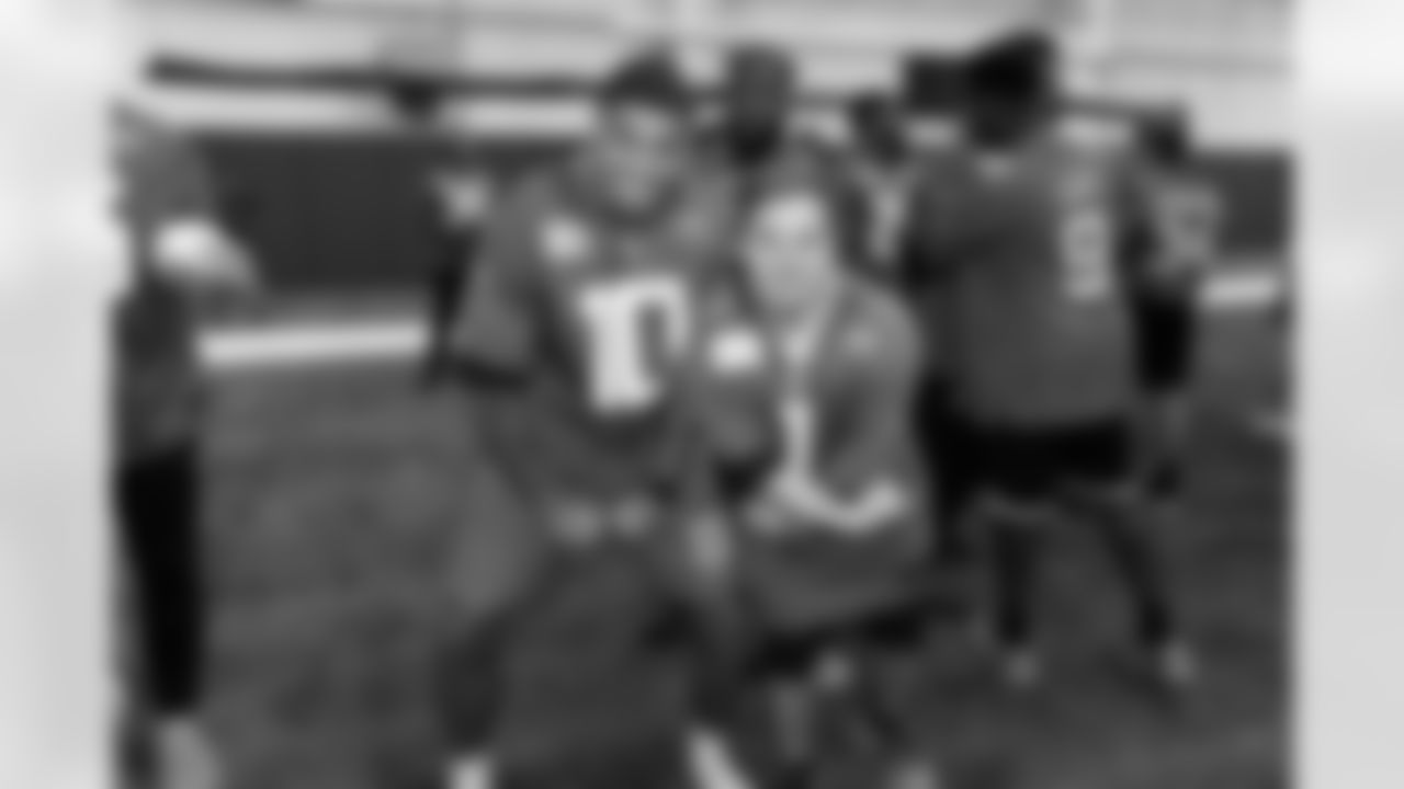 Jacksonville, Fla. — 2025 Special Olympics Fantasy Camp with the Jaguars rookie class at the Miller Electric Center on June 19, 2025.
WR Eli Pancol (10)