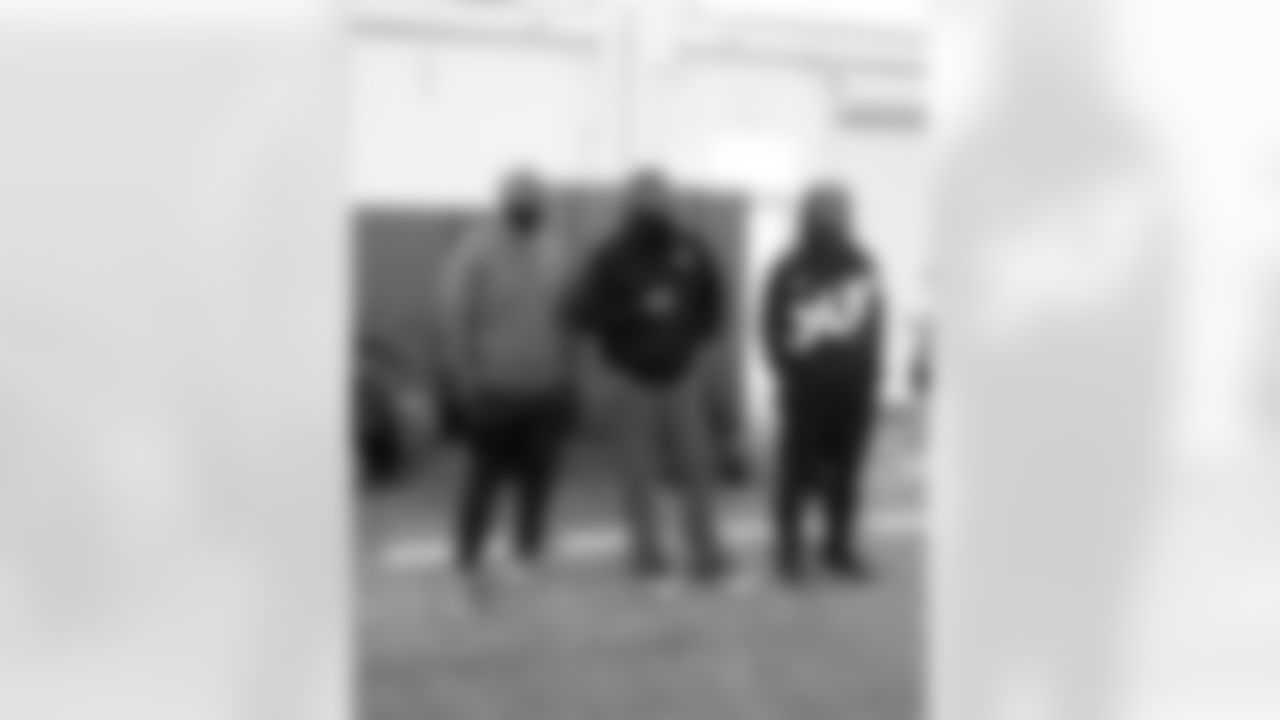 Jacksonville, Fla. — Jaguars Legends attend Jaguars practice at the Miller Electric Center on December 6, 2025.