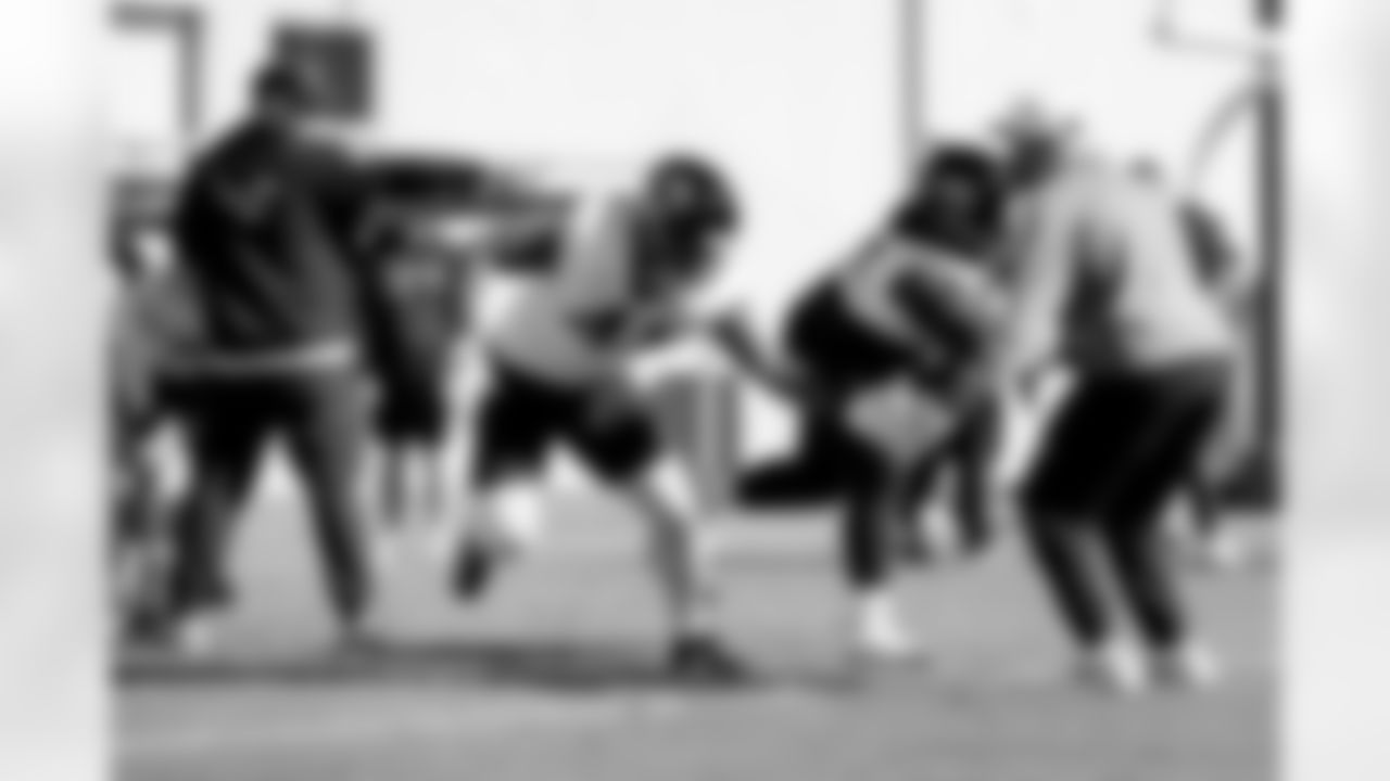 Jacksonville, Fla. — Jaguars defensive end Josh Hines-Allen (41) and defensive tackle DaVon Hamilton (52) during practice at the Miller Electric Center on January 1, 2026.