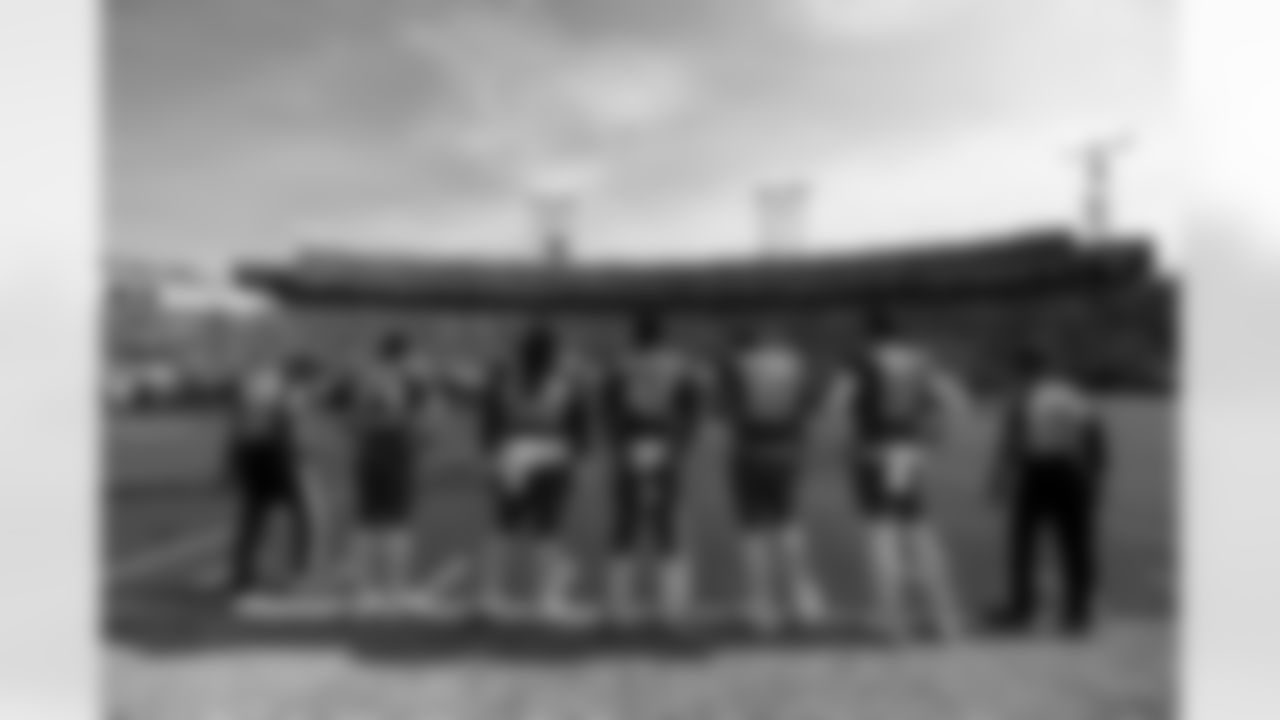 Jacksonville Jaguars vs Buffalo Bills
LB Foyesade Oluokun (23), DT DaVon Hamilton (52), DE Josh Hines-Allen (41), QB Trevor Lawrence (16) and P Logan Cooke (9)