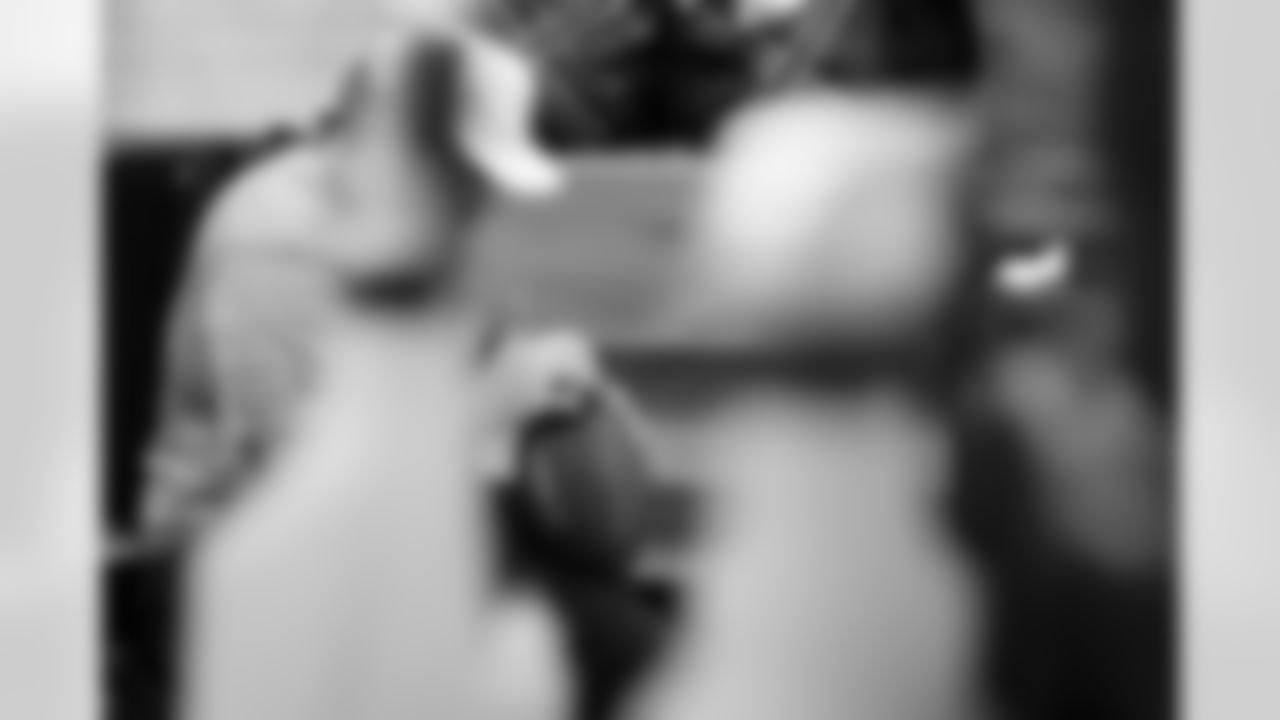 Jacksonville, Fla. — Jaguars football equipment staff prepare America 250 commemorative footballs at the Miller Electric Center on December 29, 2025.