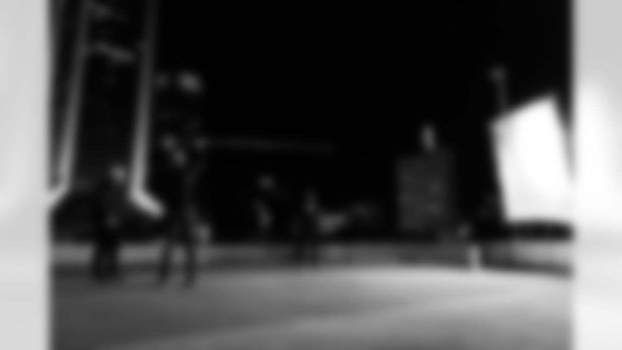 Jacksonville, Fla. — A behind-the-scenes image from the 2025 Playoff hype video production on January 1, 2026.