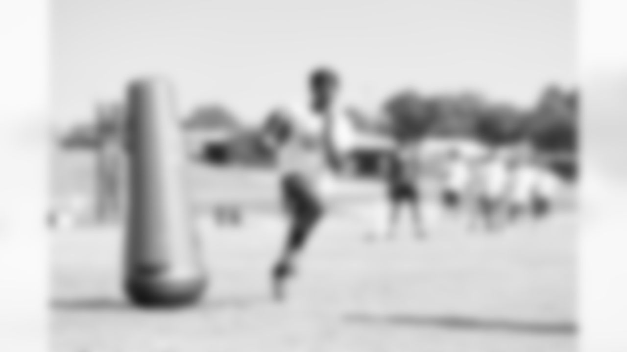 Thomaston, Ga. — Jaguars outside linebacker Travon Walker hosts his second annual Travon Walker Foundation Youth Football Camp at Upson-Lee Middle School on June 15, 2024.