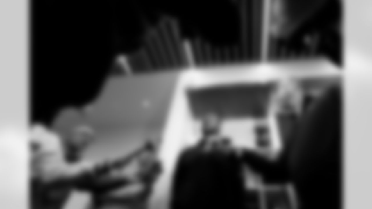 Jacksonville, Fla. — Jaguars linebacker Foyesade Oluokun  speaks to the media during locker clean out at the Miller Electric Center on January 12, 2026.