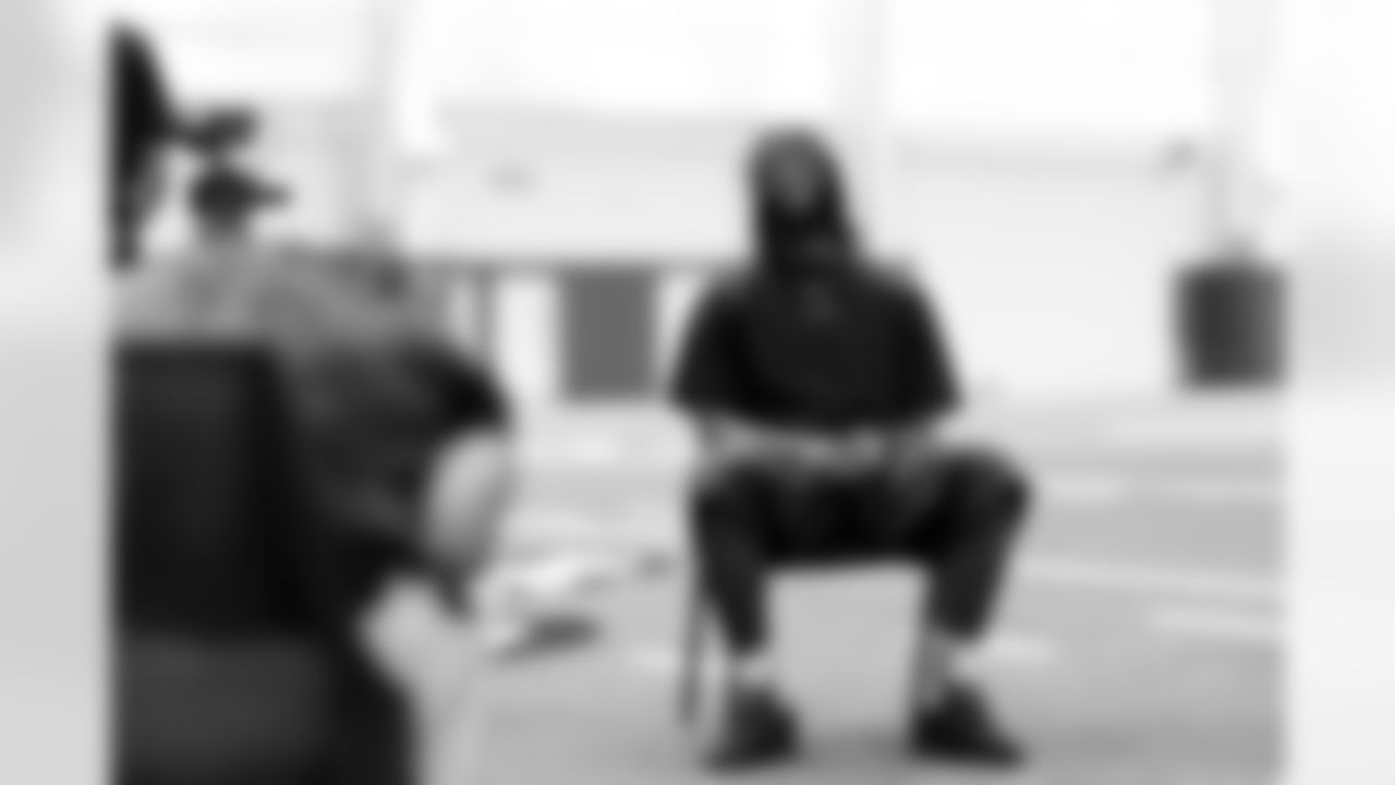 Jacksonville, Fla. — A behind-the-scenes image of Jaguars wide receiver Brian Thomas Jr. during The Pivot Podcast at the Miller Electric Center on August 10, 2025.