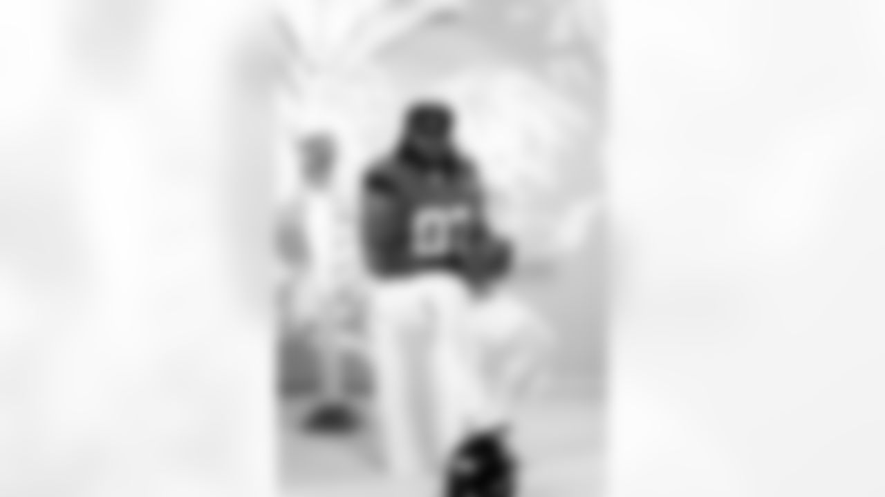 Jacksonville, Fla. — A behind-the-scenes image of defensive lineman Andre Carter (97) during the Jaguars 2024 Media Day on May 30, 2024.
