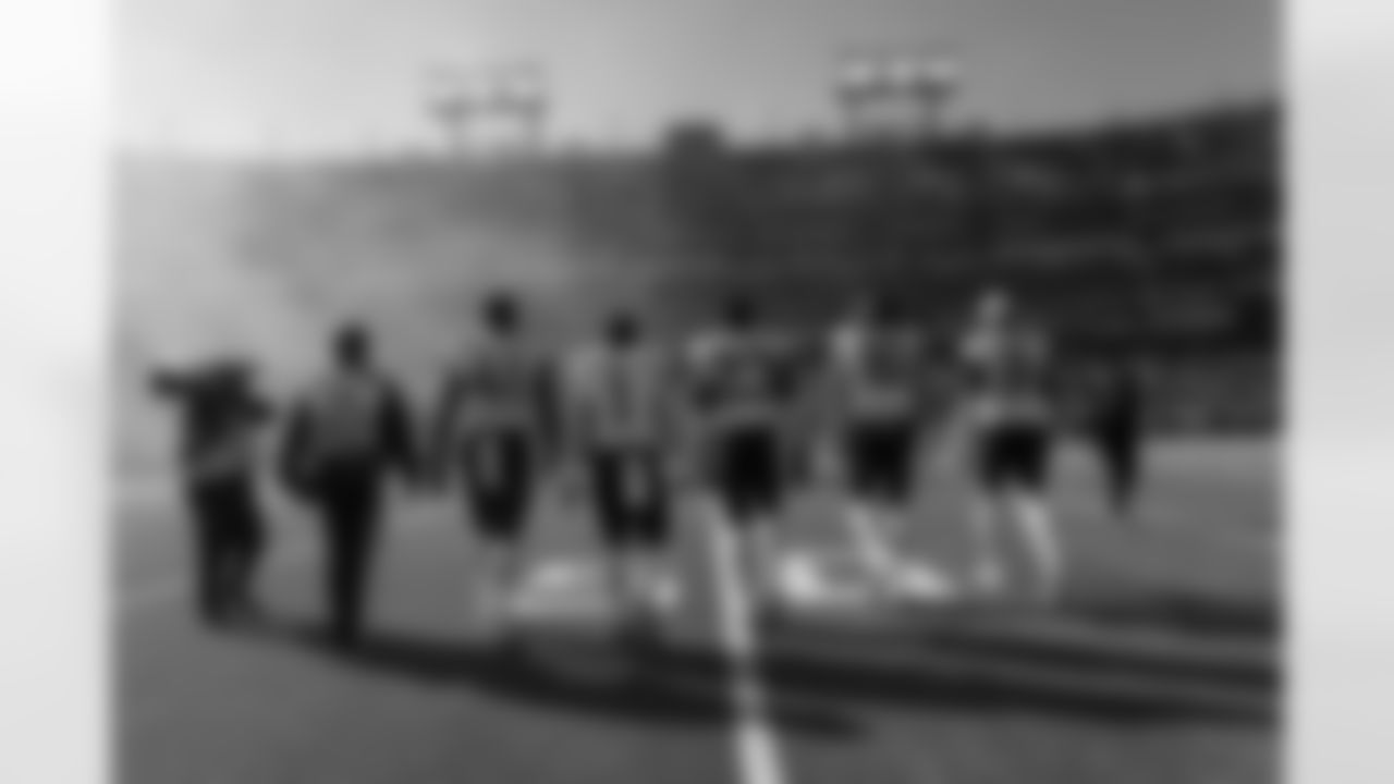 Jacksonville Jaguars vs Tennessee Titans

P Logan Cooke (9), QB Trevor Lawrence (16), LB Foyesade Oluokun (23), RB Travis Etienne Jr. (1) and DE Josh Hines-Allen (41)