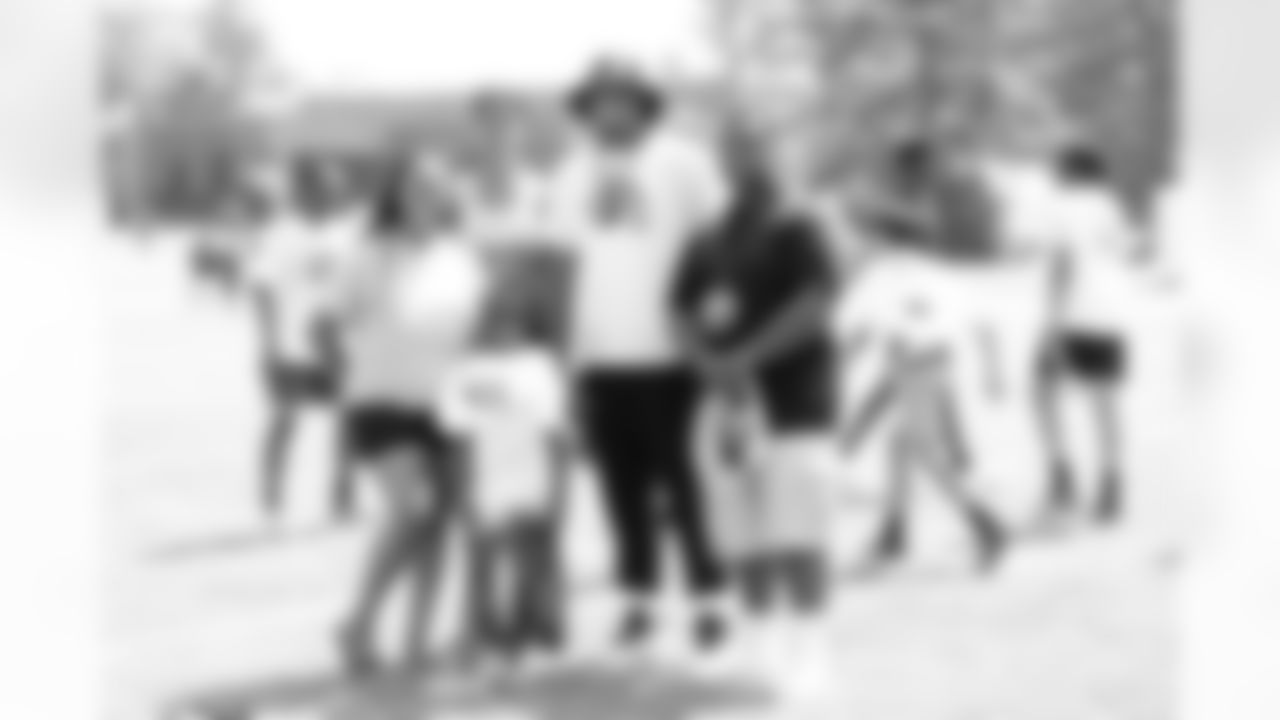 Thomaston, Ga. — Jaguars outside linebacker Travon Walker hosts his second annual Travon Walker Foundation Youth Football Camp at Upson-Lee Middle School on June 15, 2024.