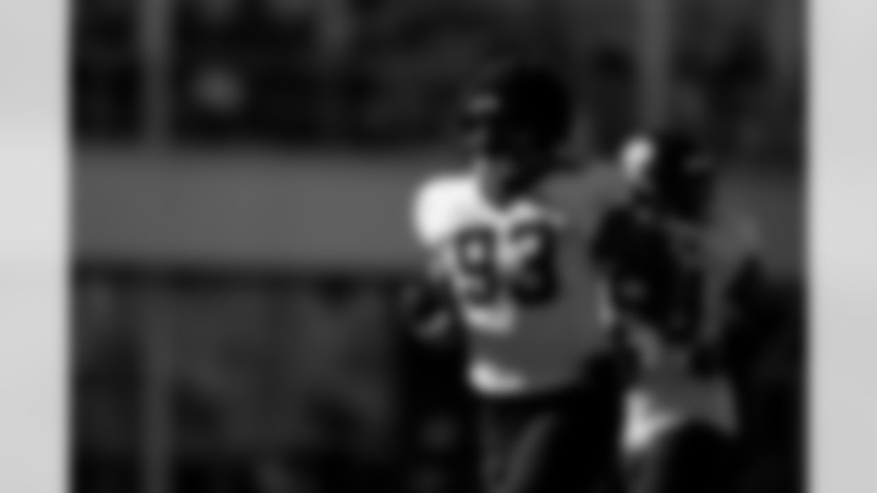 Jacksonville, Fla. — Jaguars defensive tackle Tyler Lacy (93) during training camp at the Miller Electric Center on July 28, 2025.