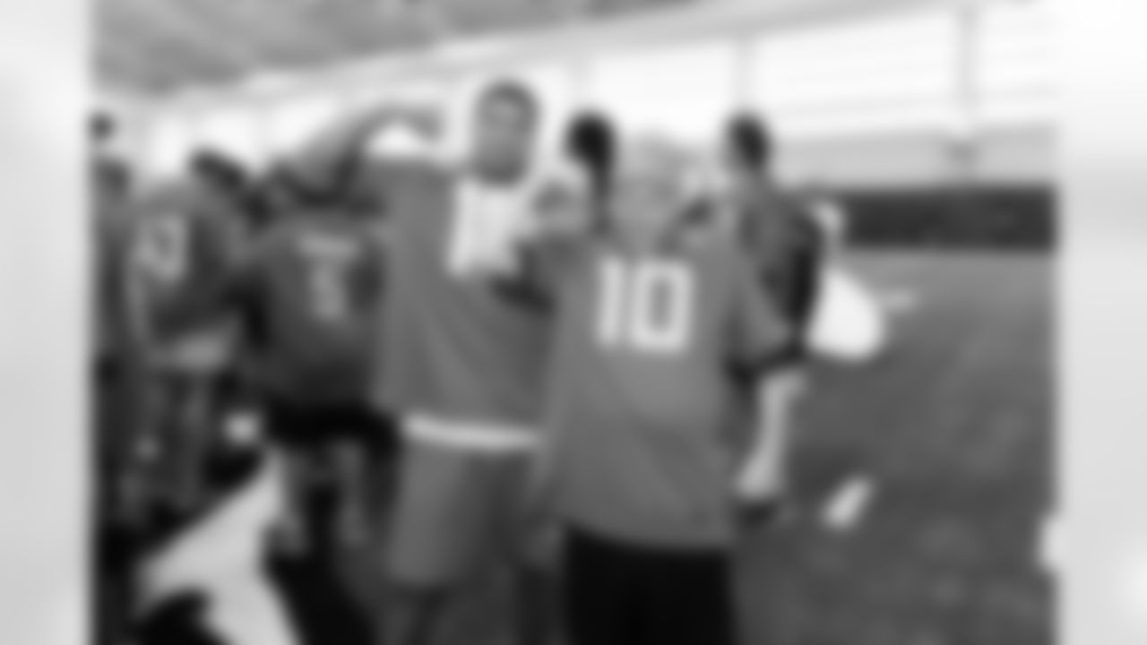 Jacksonville, Fla. — 2025 Special Olympics Fantasy Camp with the Jaguars rookie class at the Miller Electric Center on June 19, 2025.
WR Eli Pancol (10)