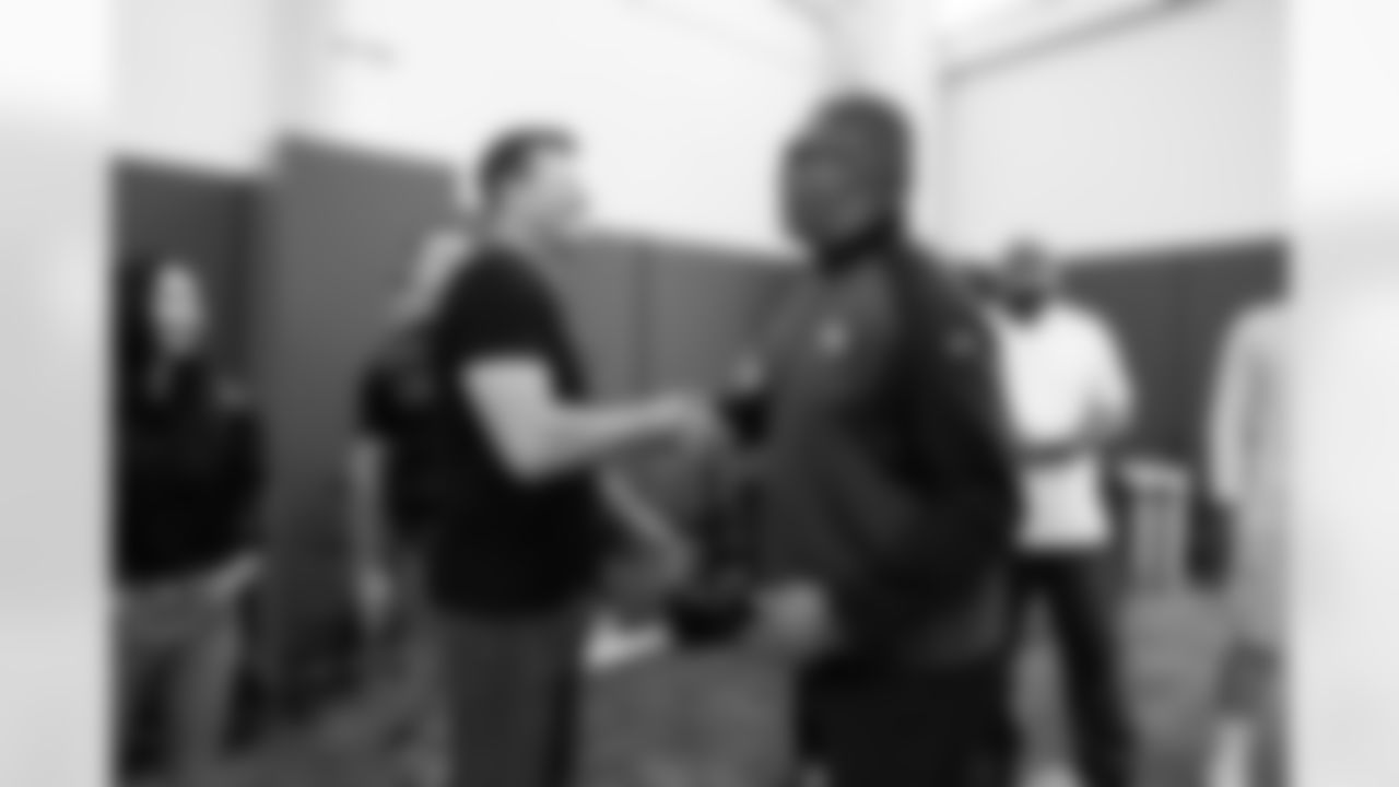 Jacksonville, Fla. — Jaguars Legends attend Jaguars practice at the Miller Electric Center on December 6, 2025.