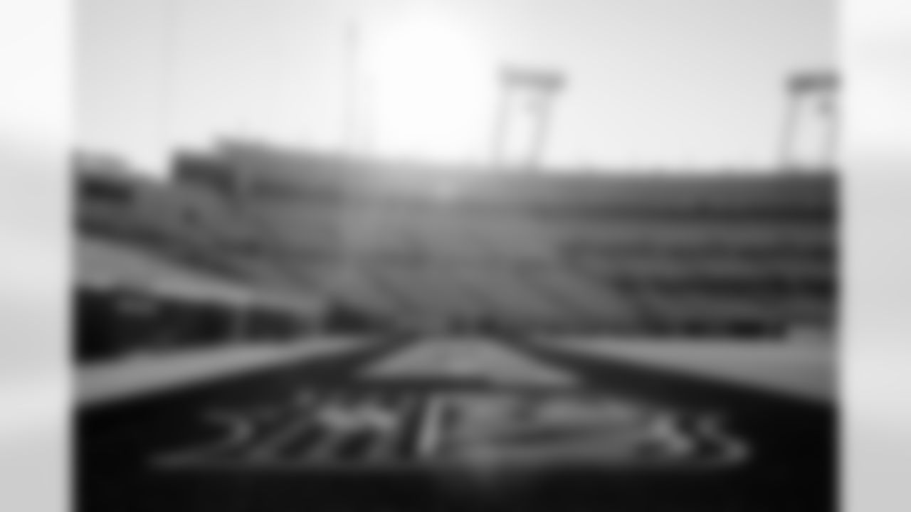 Jacksonville, Fla. — Throwback field painting before Week 3 the 2025 season on September 20, 2025.