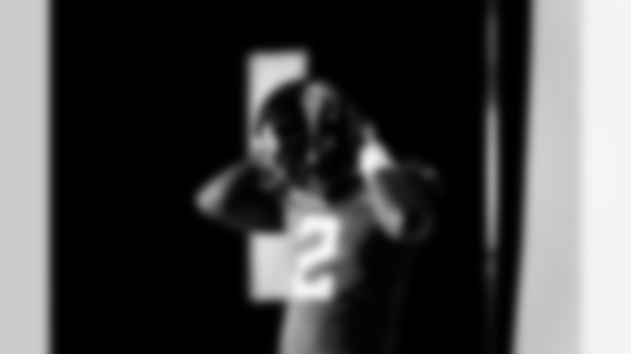 Jacksonville, Fla. — A behind-the-scenes image of running back D'Ernest Johnson (2) during the Jaguars 2024 Media Day on May 30, 2024.
