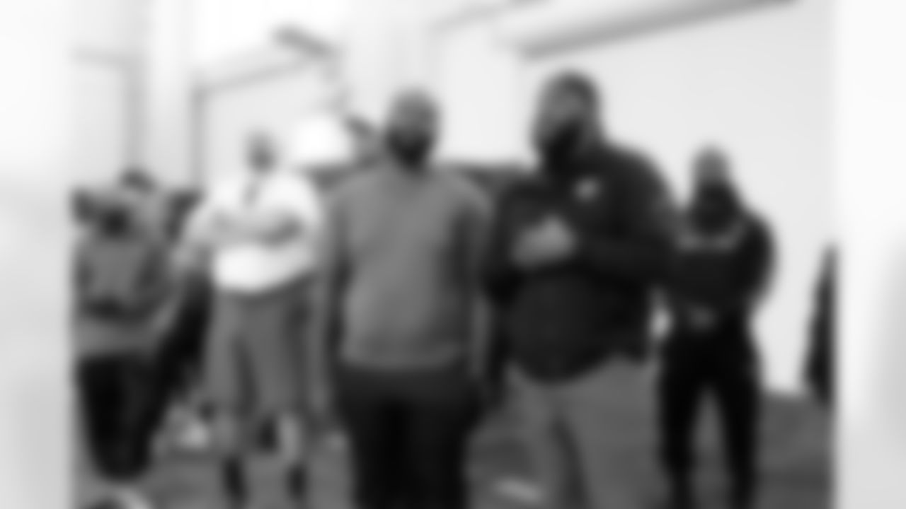 Jacksonville, Fla. — Jaguars Legends attend Jaguars practice at the Miller Electric Center on December 6, 2025.