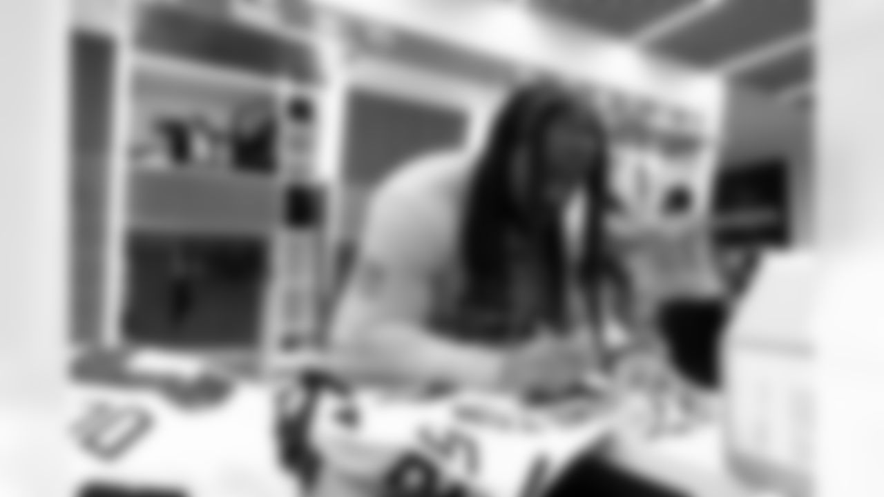 Jacksonville, Fla. — Jaguars defensive tackle DaVon Hamilton during locker clean out at the Miller Electric Center on January 12, 2026.