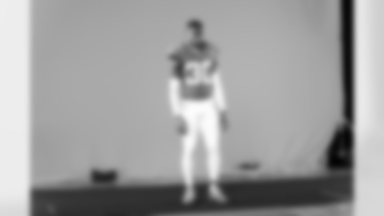 Jacksonville, Fla. — A behind-the-scenes image of cornerback Montaric Brown (30) during the Jaguars 2024 Media Day on May 30, 2024.