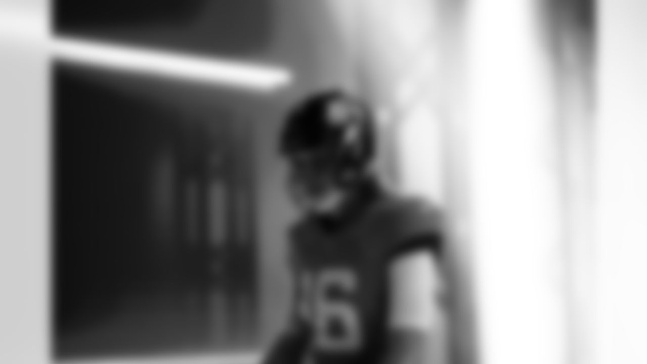 Jacksonville, Fla. — A behind-the-scenes image of quarterback Trevor Lawrence (16) during media day at EverBank Stadium on Monday, June 8, 2025.
