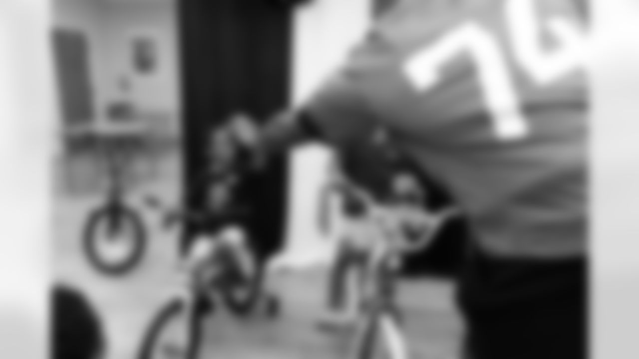 Jacksonville, Fla. — Jaguars offensive lineman Fred Johnson is donating 80 bikes to the children at the Windy Hill Boys & Girls Club on May 21, 2025.