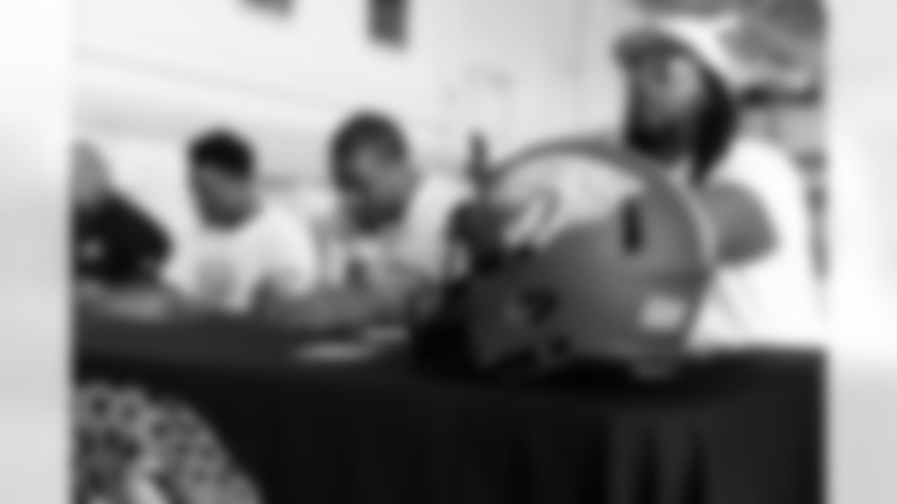 Jacksonville, Fla. — Jaguars players and legends visits Naval Air Station Jacksonville on November 5, 2024.