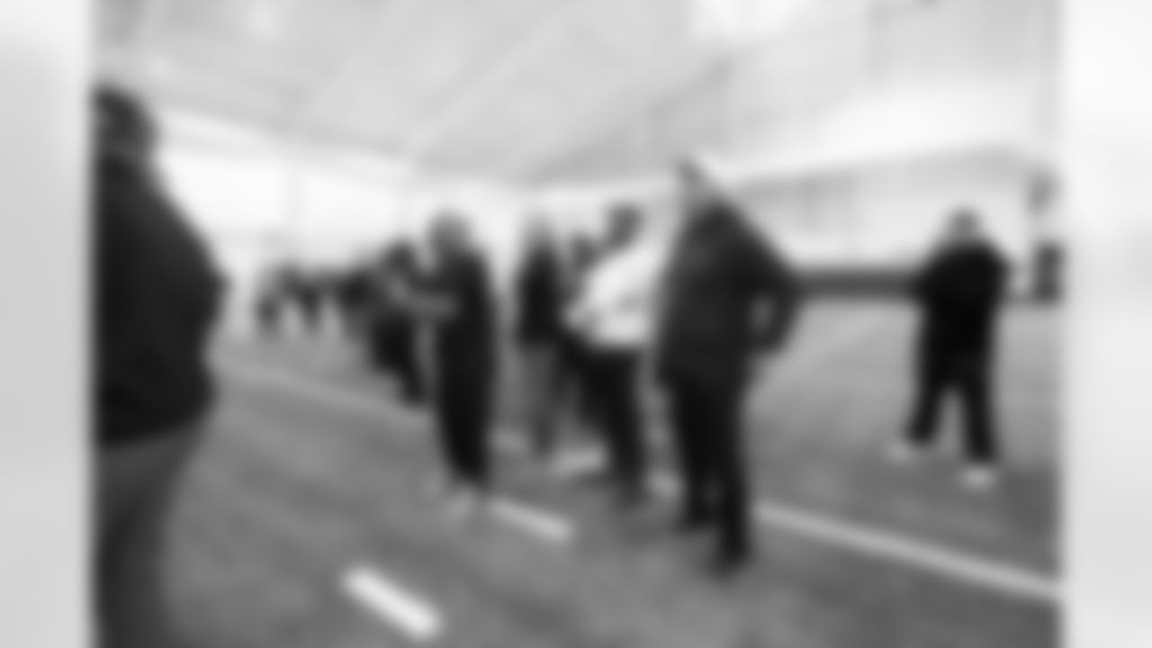 Jacksonville, Fla. — Jaguars Legends attend Jaguars practice at the Miller Electric Center on December 6, 2025.