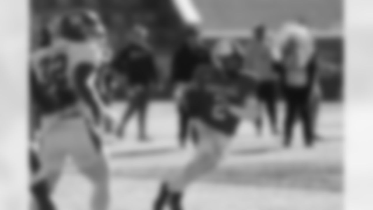 National Team quarterback Diego Pavia (2), of Vanderbilt, runs through drills during practice for the Senior Bowl NCAA college football game Wednesday, Jan. 28, 2026, in Mobile, Ala. (AP Photo/Butch Dill)