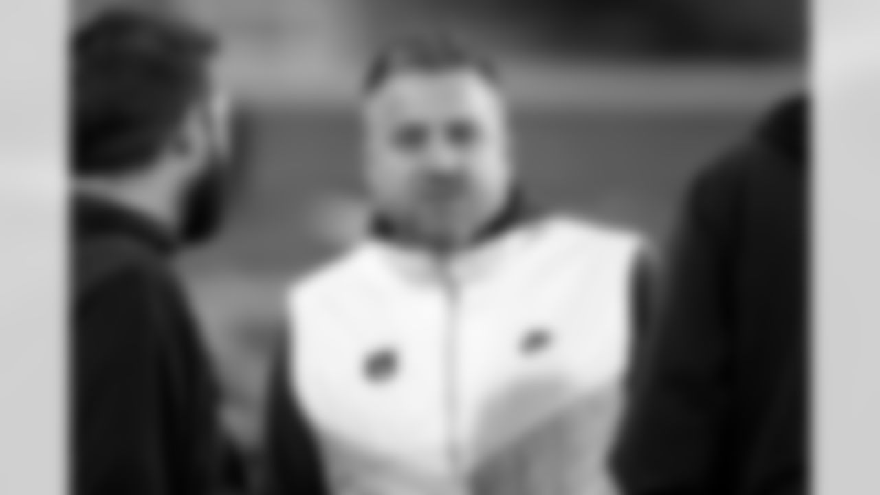 Auburn head coach Alex Golesh watches practice for the Senior Bowl NCAA college football game Wednesday, Jan. 28, 2026, in Mobile, Ala. (AP Photo/Butch Dill)