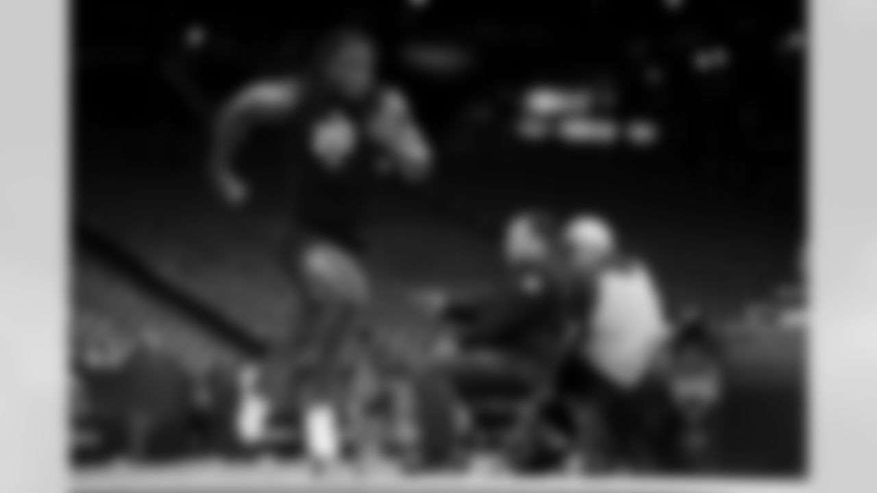 Ohio State linebacker Arvell Reese (20) during the 2026 NFL Scouting Combine on Thursday, February 26, 2026 in Indianapolis, Indiana. (Cooper Neill/NFL)