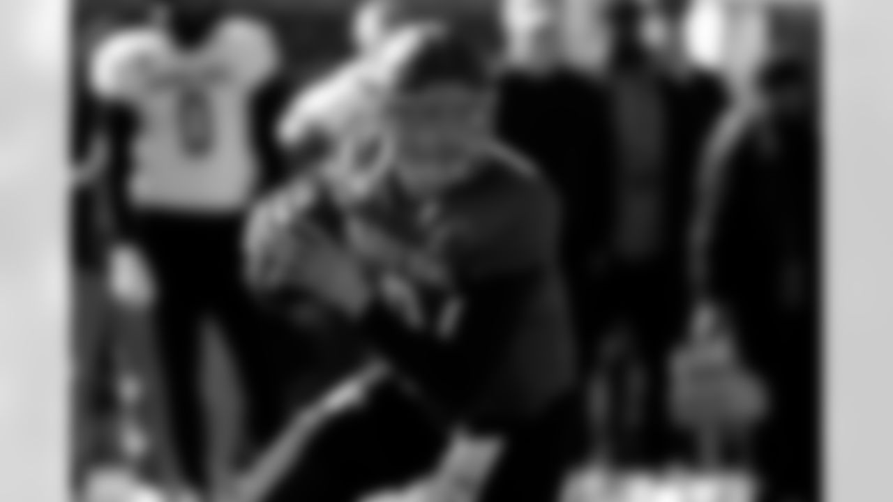 National Team quarterback Cole Payton (9), of North Dakota State runs through drills during practice for the Senior Bowl NCAA college football game Tuesday, Jan. 27, 2026, in Mobile, Ala. (AP Photo/Butch Dill)