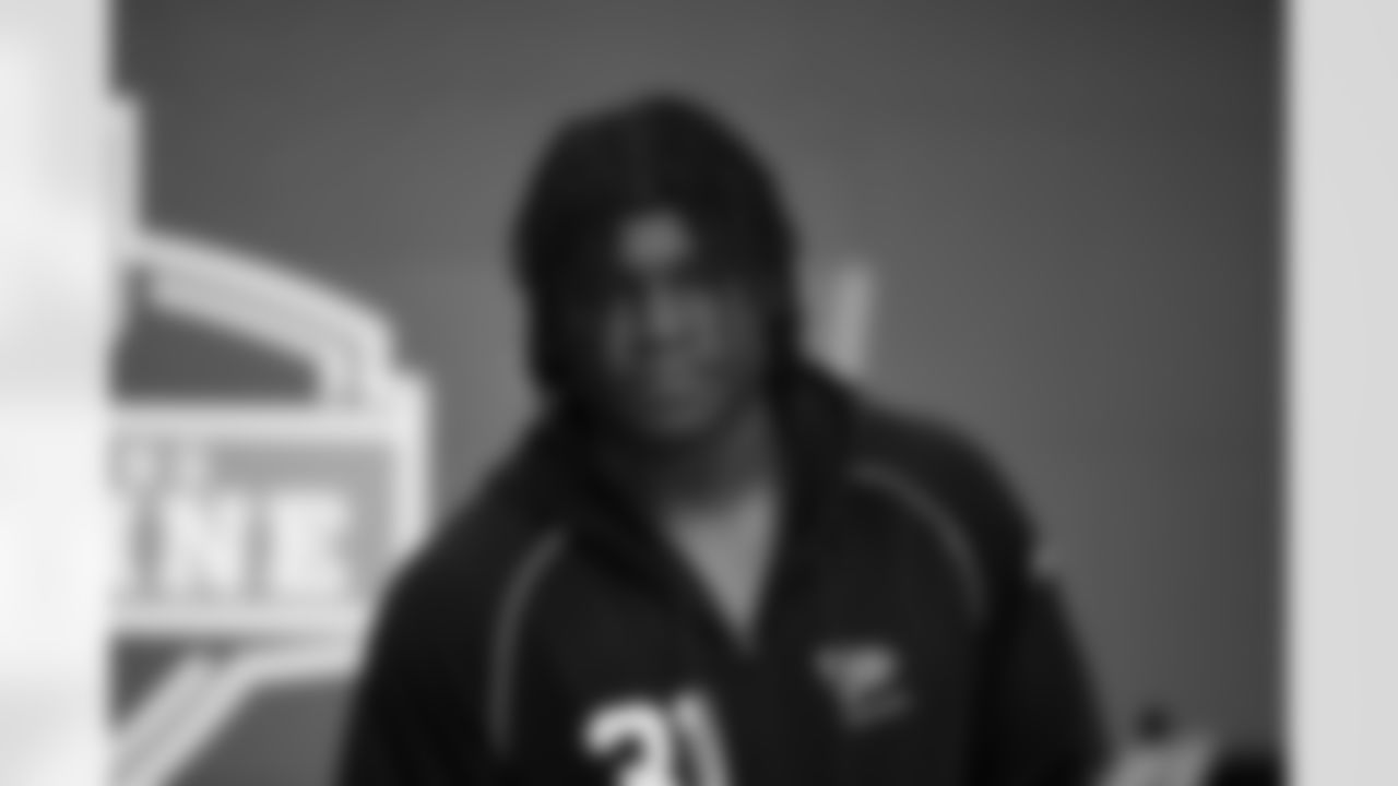 Texas Tech defensive lineman David Bailey (31) speaks during a press conference at the 2026 NFL Scouting Combine on Wednesday, February 25, 2026 in Indianapolis, Indiana. (Cooper Neill/NFL)