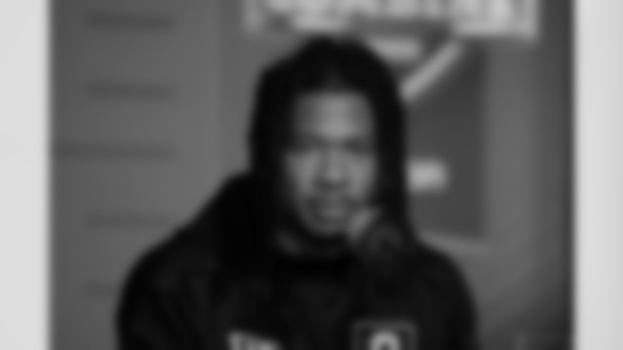 Alabama wide receiver John Metchie speaks during a press conference at the NFL football scouting combine, Wednesday, March 2, 2022, in Indianapolis. (AP Photo/Darron Cummings)