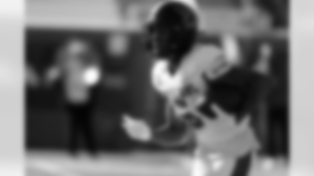 National Team wide receiver Caleb Douglas (5), of Texas Tech, runs through drills during practice for the Senior Bowl NCAA college football game Wednesday, Jan. 28, 2026, in Mobile, Ala. (AP Photo/Butch Dill)