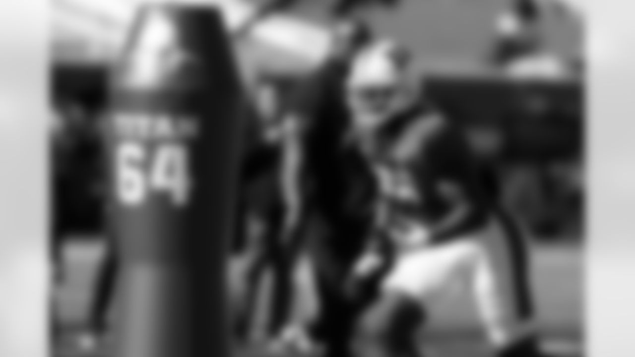 National Team defensive end Vincent Anthony Jr. (52), of Duke, runs through drills during practice for the Senior Bowl NCAA college football game Wednesday, Jan. 28, 2026, in Mobile, Ala. (AP Photo/Butch Dill)