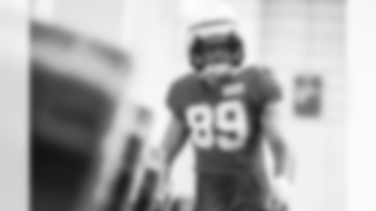 Detroit Lions tight end Brock Wright (89) during training camp at the Meijer Performance Center on Aug. 18, 2025 in Allen Park, Mich. (Jeff Nguyen/Detroit Lions)
