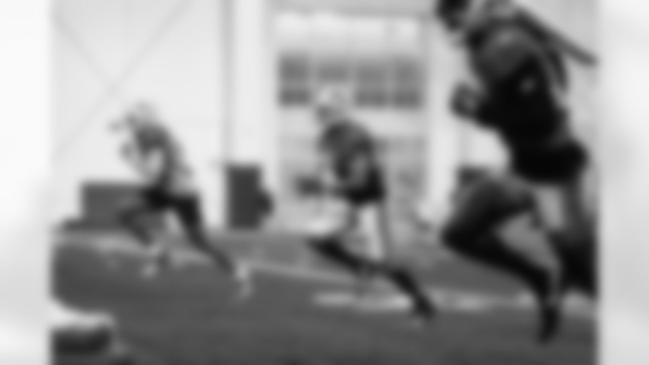 Detroit Lions wide receiver Kalif Raymond (11) during practice at the Lions training facility in Allen Park, MI on November 29, 2023. (Jeff Nguyen/Detroit Lions)