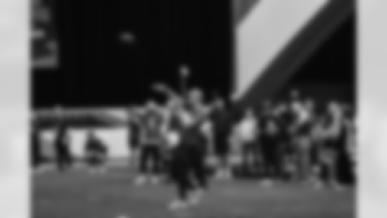 Detroit Lions quarterback Jared Goff (16) at Pro Bowl Games practice on Feb. 1, 2026 in San Francisco, California. (Stuart Zaas/Detroit Lions)