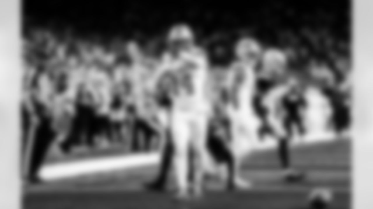 Detroit Lions wide receiver Amon-Ra St. Brown (14) during an NFL football game against the Dallas Cowboys on Thursday, Dec. 4, 2025 in Detroit. (Jeff Nguyen/Detroit Lions via AP)